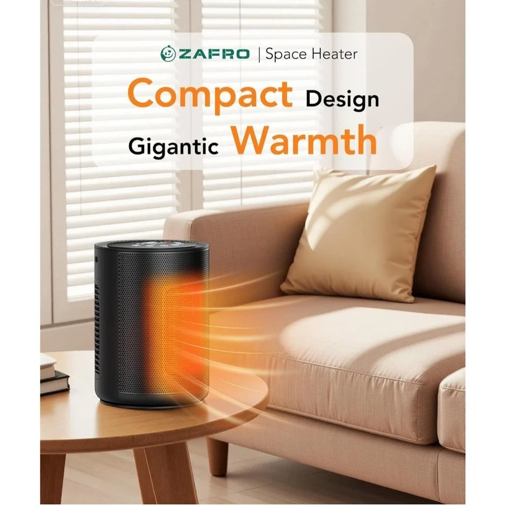 Space Heater for Indoor Use, Portable Electric Heaters with Digital Display and